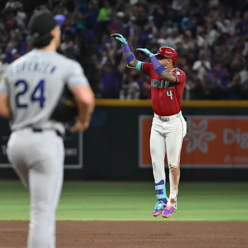 Diamondbacks Edge Rockies 5-4 Behind Marte's Two-Run Homer
