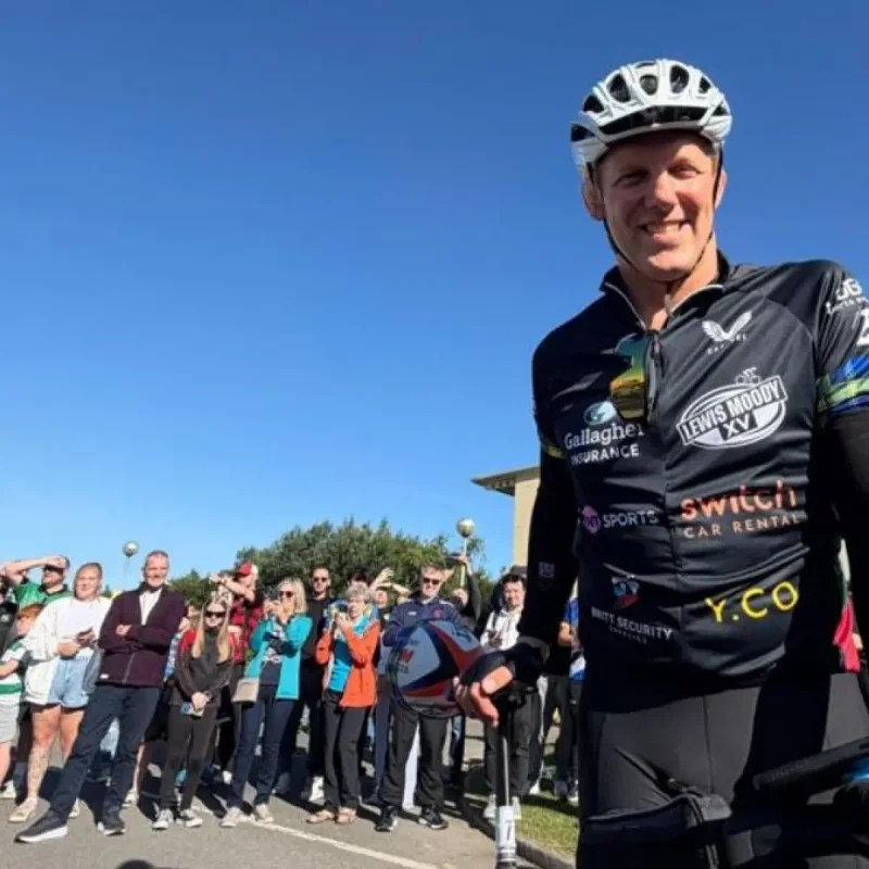 Lewis Moody Starts 500-Mile Bike Ride After MND Diagnosis