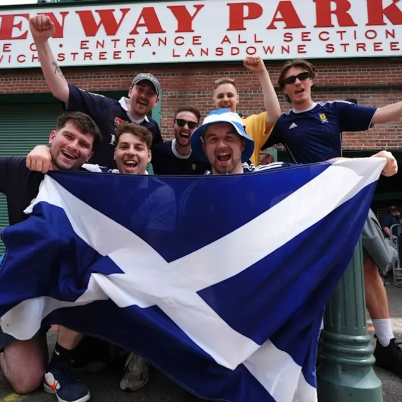 Scotland Fans Take Over Boston Before Morocco World Cup Clash