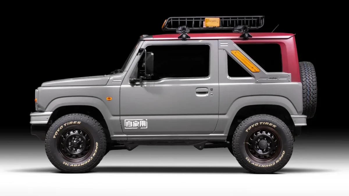Damd's Slash Garnish Gives Suzuki Jimny a Retro Soft-Top Look