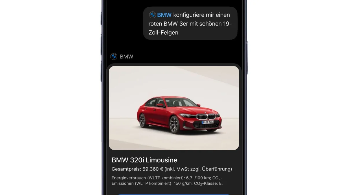 BMW Launches ChatGPT Configurator for Natural Language Car Customization