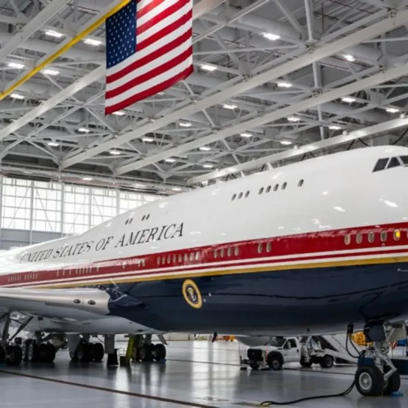 Trump's Boeing 747-8 to Get Security Upgrades After Defense Gaps Revealed