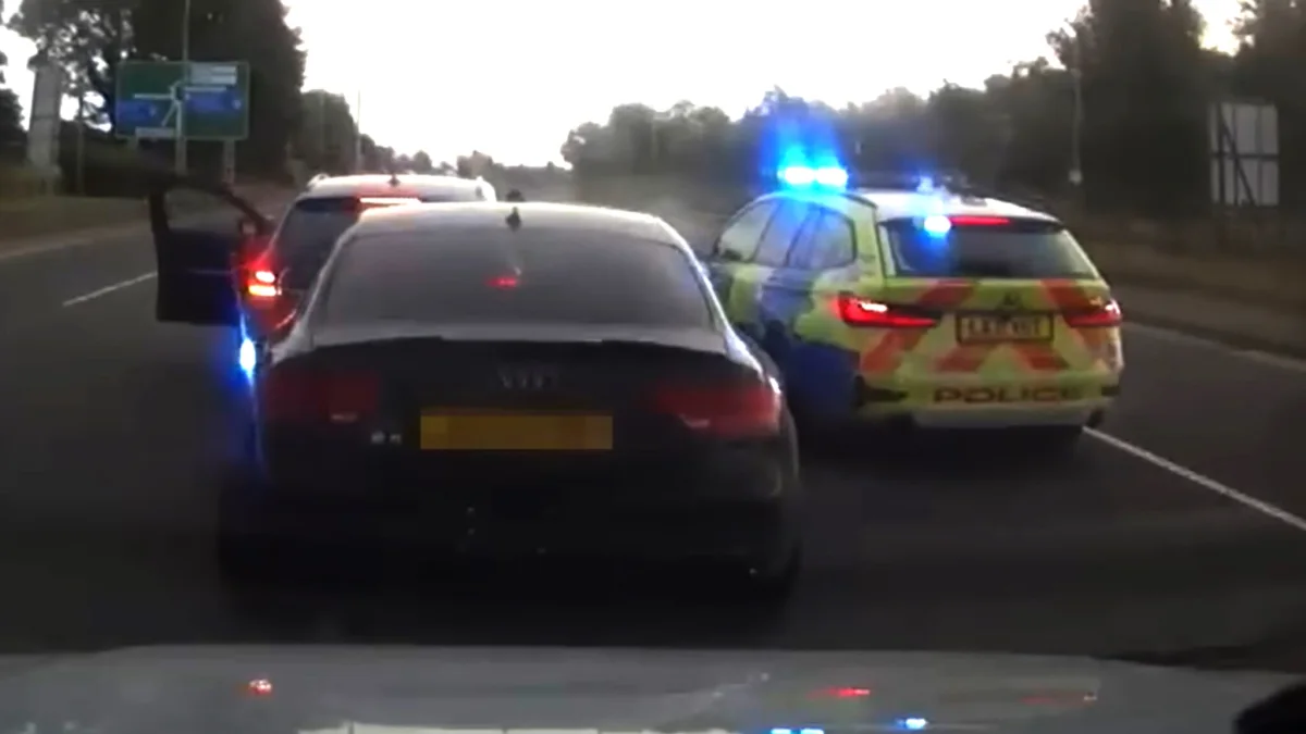 Audi S5 Thief Hits 140 MPH But Can't Outrun Police BMWs