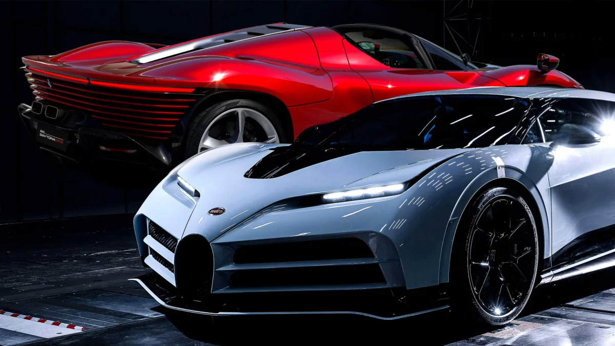 Cristiano Ronaldo Shows Off $40M Supercar Collection Including Three Bugattis