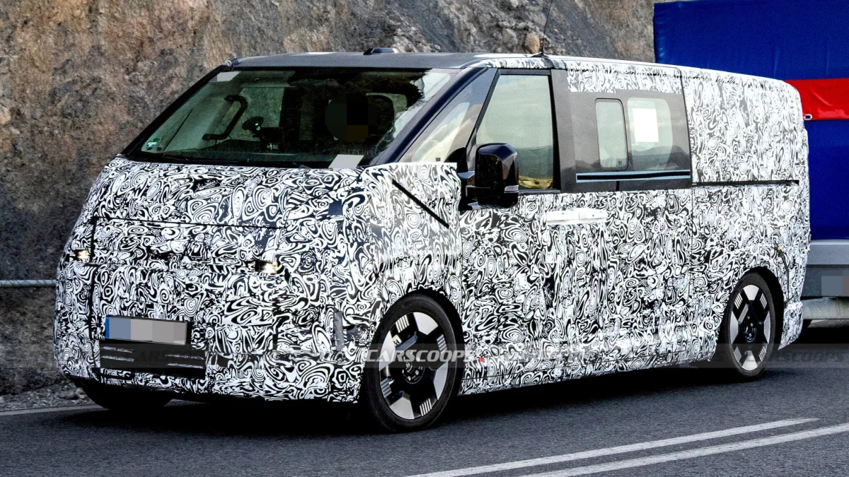 Kia PV7 Electric Van Spied Testing, Targets VW with 17-Foot Box Design