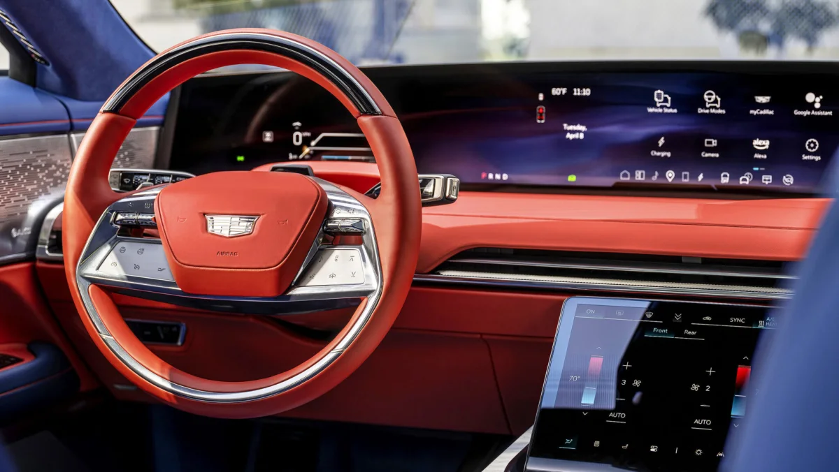 AI assistant displayed on car infotainment screen