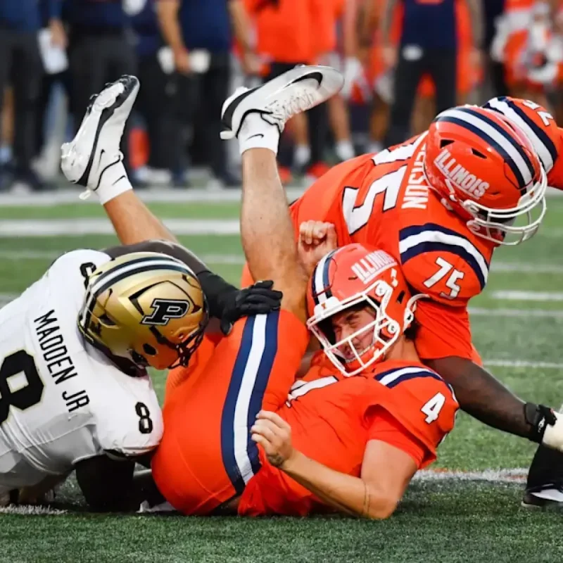 Purdue football tops Illinois for first Big Ten win since 2023