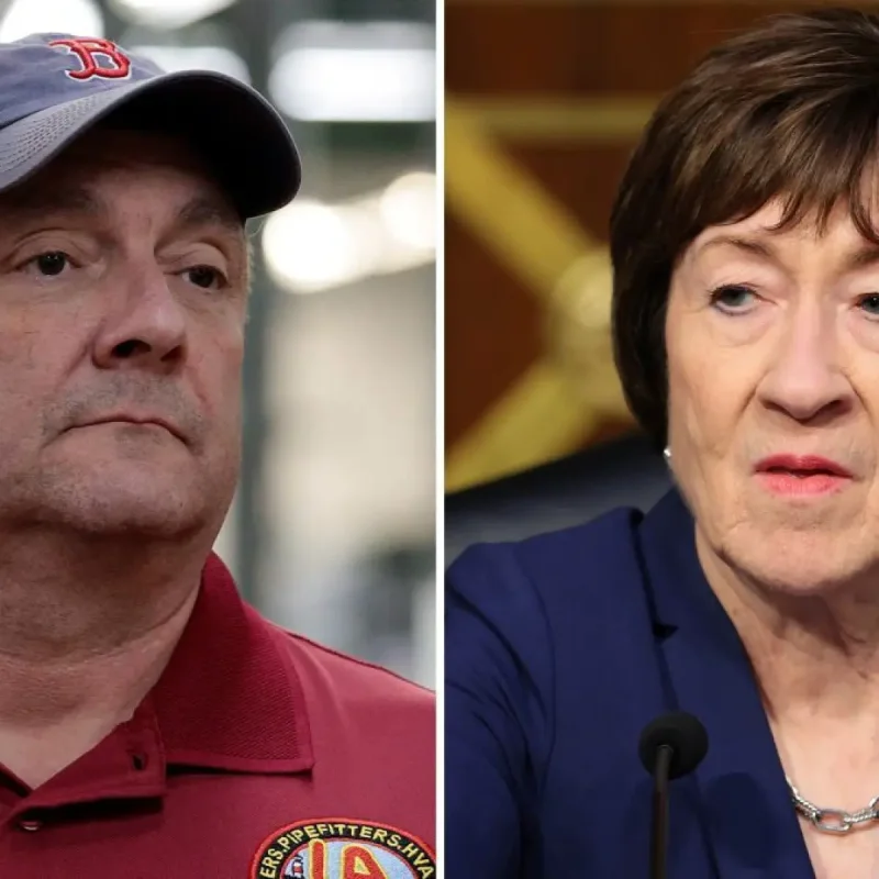 Susan Collins and Troy Jackson at Maine Senate debate