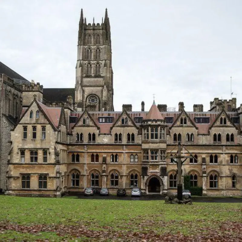 Empty classroom at Downside School