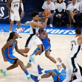 Spurs Rookie Dylan Harper Exits Game 2 With Leg Injury
