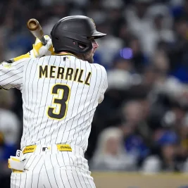 Jackson Merrill Exits Padres Game Early After Outfield Wall Collision