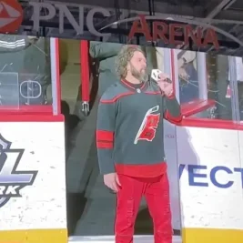 Adam Lee Decker Prepares for Hurricanes Playoff Anthem Performance