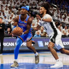 Thunder Even Series With 122-113 Win Over Spurs in Game 2