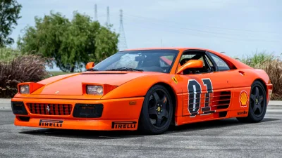 Ferrari 348 Challenge Gets General Lee Makeover, Keeps License Plates