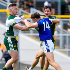 Donegal Leads Kerry 1-11 to 0-9 at Half-Time After Brawl in Killarney