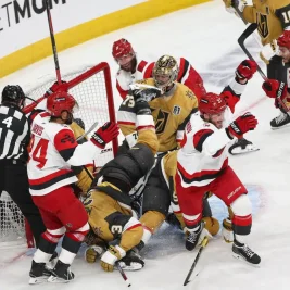 Golden Knights Outlast Hurricanes in Double Overtime Thriller in Game 3