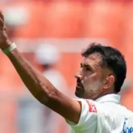 Mohammad Saleem Takes Six Wickets Against India in Mullanpur Test