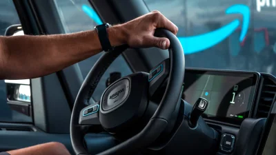 Amazon Rivian Vans Cut A/C When Rear Door Open, Drivers Complain