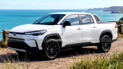 Toyota Corolla Cross Pickup Rendering Shows Undisguised Design