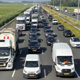 A44 Roadworks Extension Triggers Massive Traffic Jams on A4 Highway