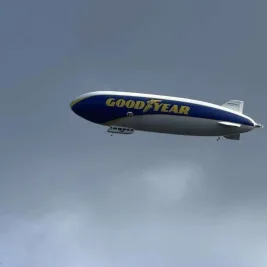 Goodyear Blimp Surprises London Residents Ahead of Centennial Flight