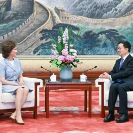 Elaine Chao Meets Chinese Vice President in Beijing Amid Bilateral Talks