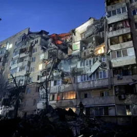 Russian Missile Strike Kills Nine in Kyiv, Dozens Wounded