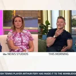 Susanna Reid Comments on Cat Deeley's Dress During Live ITV Broadcast