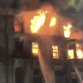 Historic Building Gutted by Fire on Edinburgh's Princes Street