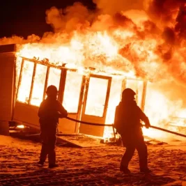 Fire Destroys Six Beach Cabins in Wijk aan Zee, Two Injured