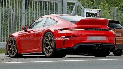 Mystery Porsche 911 GT3 Prototype Spotted with Ducktail Spoiler at Nurburgring