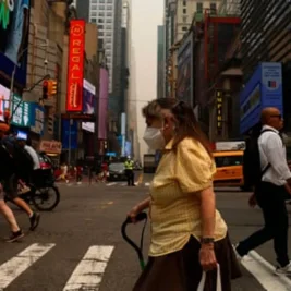 New York Air Quality Declines as Canadian Wildfire Smoke Drifts South