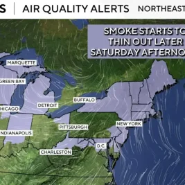 Canadian Wildfire Smoke Triggers Midwest Air Quality Alerts