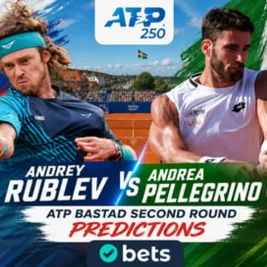 Rublev Faces Pellegrino in Swedish Open First Round