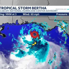 Tropical Storm Bertha Triggers Watches Along Northern Gulf Coast