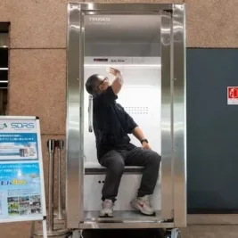 Japanese Firms Launch Personal Cooling Box Amid Brutal Heatwave