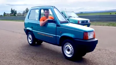 Italian Creator Squeezes Fiat Panda Into 19.7-Inch-Wide Drivable Car