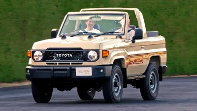 Toyota's Shortest Land Cruiser Has a Fold-Flat Windshield for Lasso Throwing