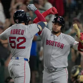 Abreu, Contreras Power Red Sox Past Athletics in Sacramento