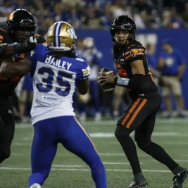 Rookie QB Salter to Start as Lions Visit Blue Bombers in Winnipeg