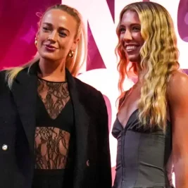 Indiana Fever's Sophie Cunningham and Lexie Hull Shine in Pregame Fashion