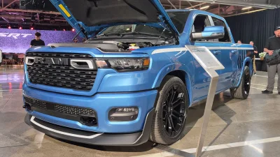 Ram and Fox Factory Showcase Lowered Muscle Truck and TRX Concept