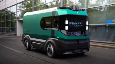 Stellantis BOW Concept: Driverless Electric Delivery Box With No Specs