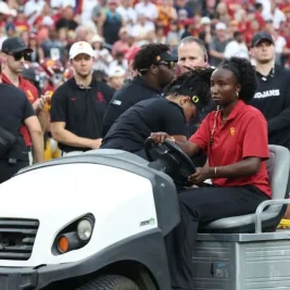 No. 20 Oregon beats No. 12 USC 41-27 minus injured Dante Moore
