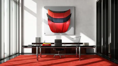 Ferrari Turns Body Panels Into Art With Sketch Body Collection