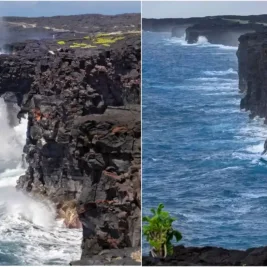 Holei Sea Arch collapse confirmed at Hawaii Volcanoes park