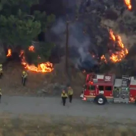 Danny Fire Near Gorman Grows to 150 Acres, Forces I-5 Closure and Evacuations