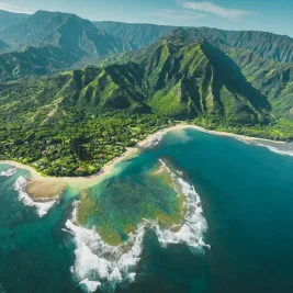 Sunny Kauai weather with trade winds picking up by Thursday
