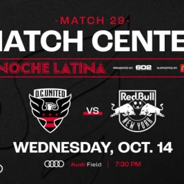 D.C. United hosts Red Bull NY with Noche Latina at Audi Field