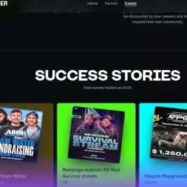 Kick Events Hub Adds Multiview for Four Streams at Once